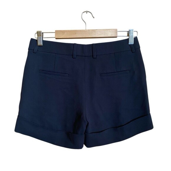 Express Design Studio Editor Black Pleated Front Cuffed Shorts Women's Sz 0 - Picture 2 of 10